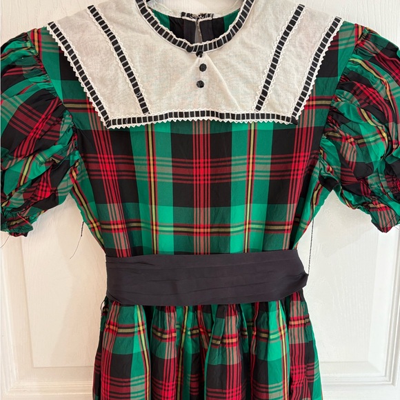 Pleasant Company Addy Christmas Dress Like Your Doll size 12 RETIRED RARE
